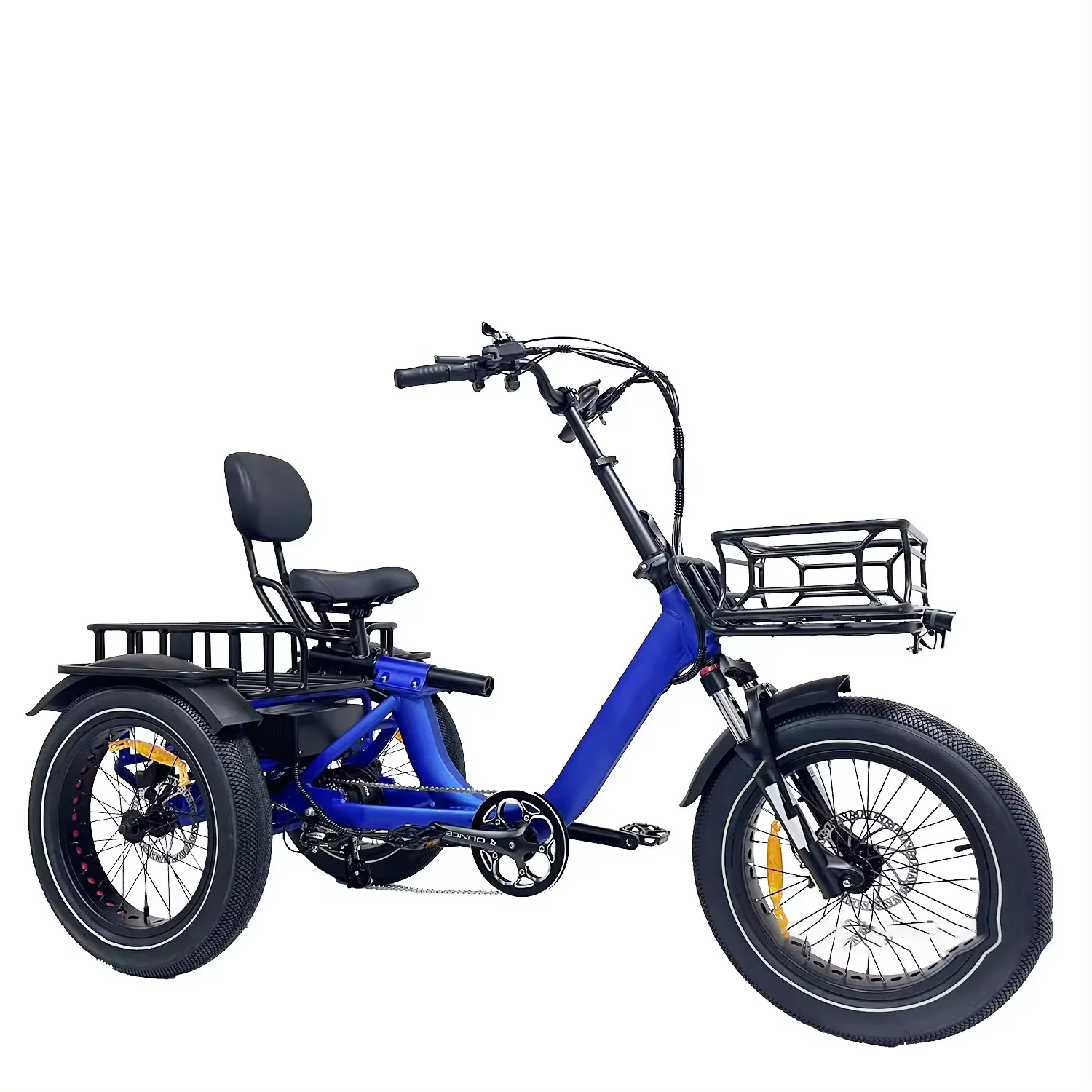 Solar Power 3 Wheel Motorcycle Electric Tricycle For Passengers Motor 48v60v 350w With Factory Direct Sale Price