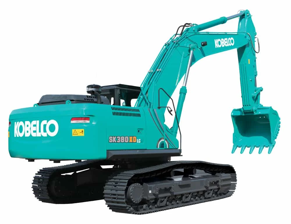 Second hand Kobelco excavators are fastfuel-efficientand have durable steelThe SK380 extended forearm model is more efficient in