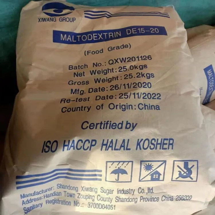
Xiwang maltodextrin De15-20 25kg package 