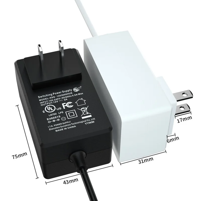 Universal ac dc power adapter UL FCC certificate US PLUG 5v 9v 12v 15v 500ma 1a 1.2a 1.5a 2a 2.5a 3a 4a 5a power adapter supply
