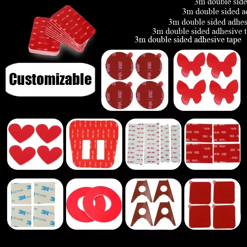 Custom 3m vhb 4229p Automotive Tape car Waterproof acrylic double sided adhesive foam tape 3m 4229 tape