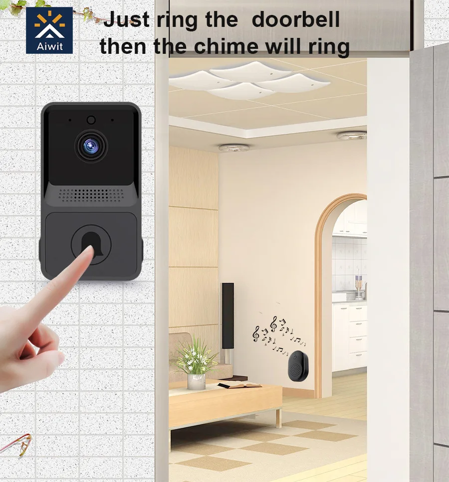 3.5 inch Video Digital Door Camera 120 Degree Angle Peephole Viewer Eye Door Doorbell
