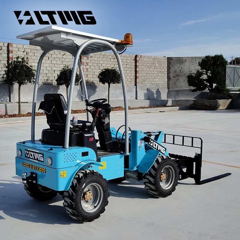 LTMG auto loader machine 0.5 ton 500 kg electric mini wheel loader for sale