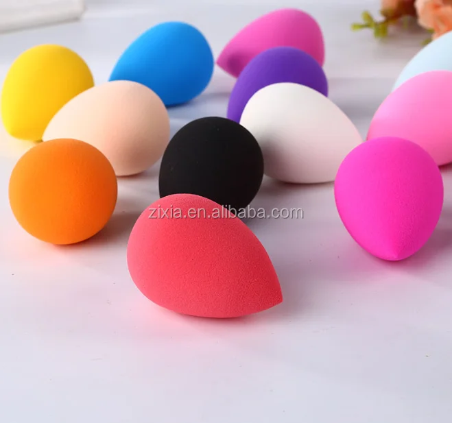 
wholesale makeup china cheap price tear drop makeup sponge opp bag packing cosmetic remover sponge 