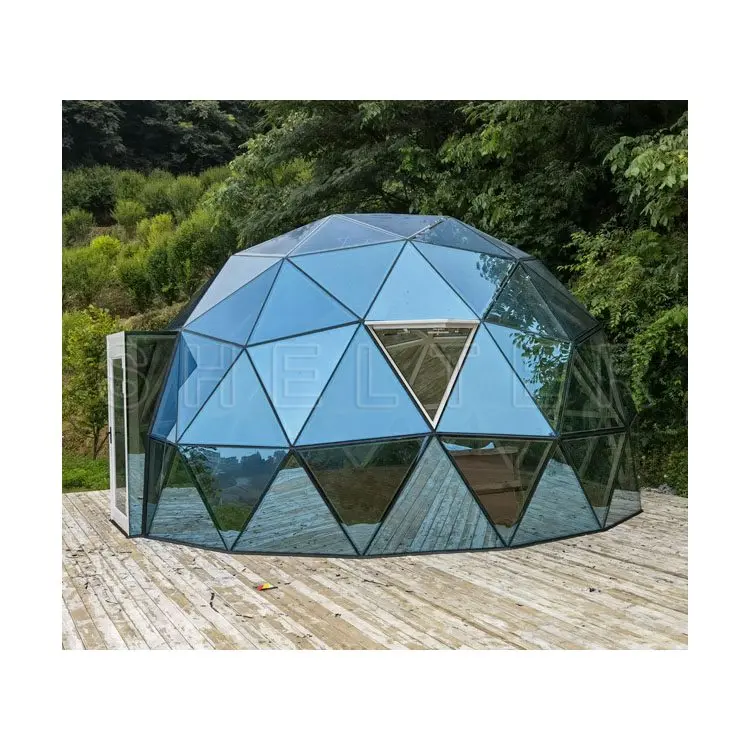 Prefab Fiberglass Dome House Clear Glass Dome for Sale