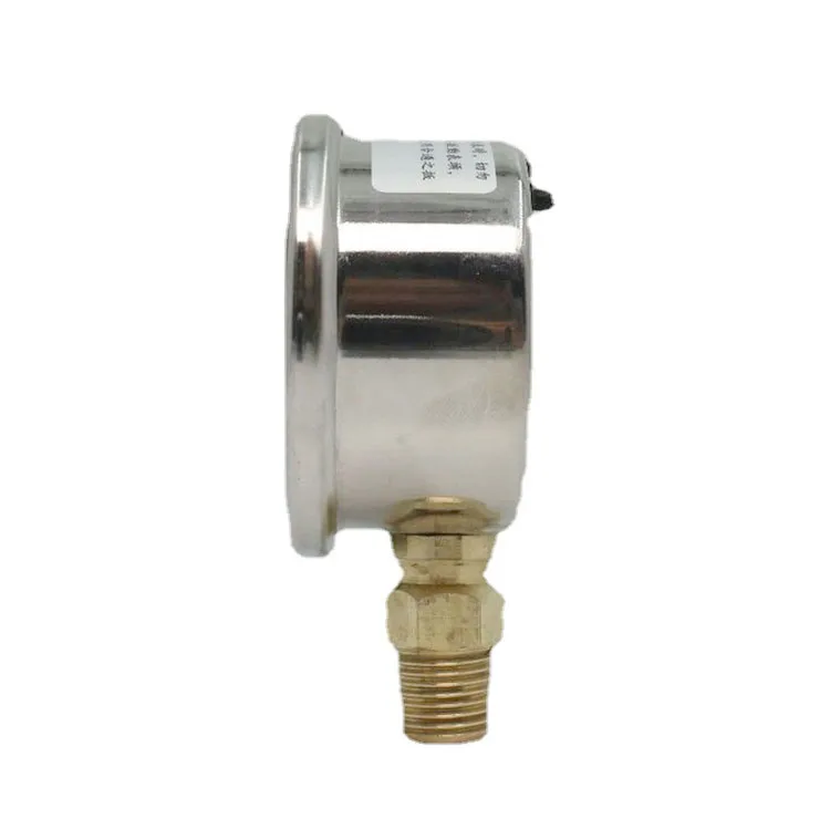 Professional pressure gauge 50mm radial oil filled shock-resistant vacuum oil pressure gauge