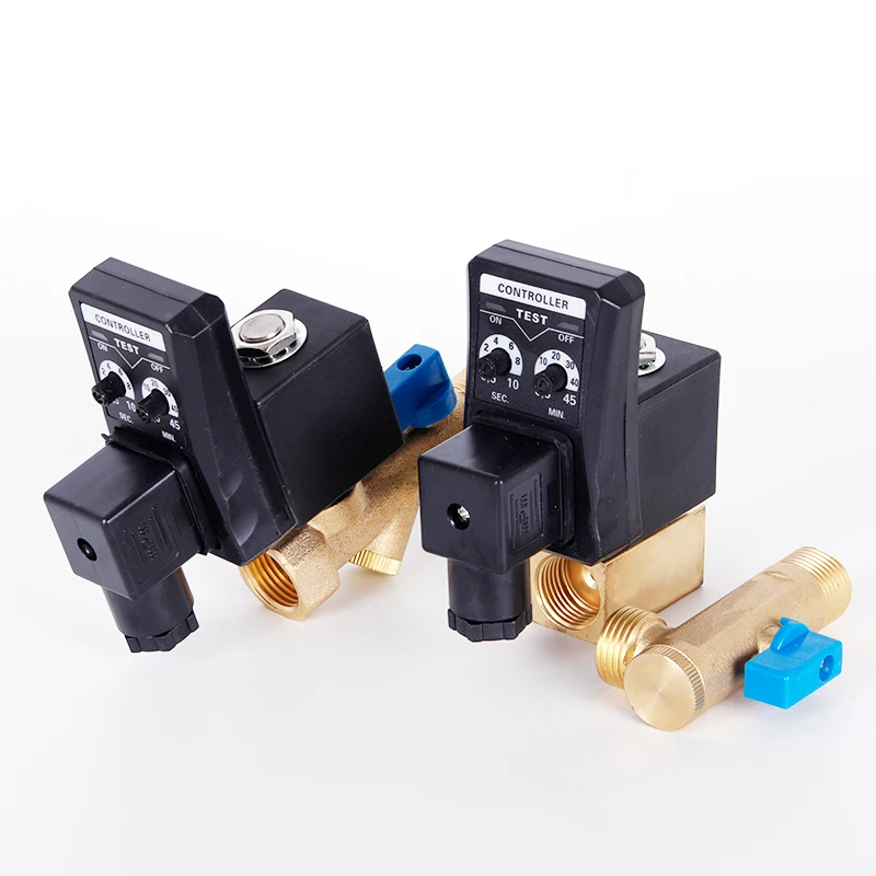 Electronic Product Air Compressor Tank Drain Switch OPT-B-AC110V Valve