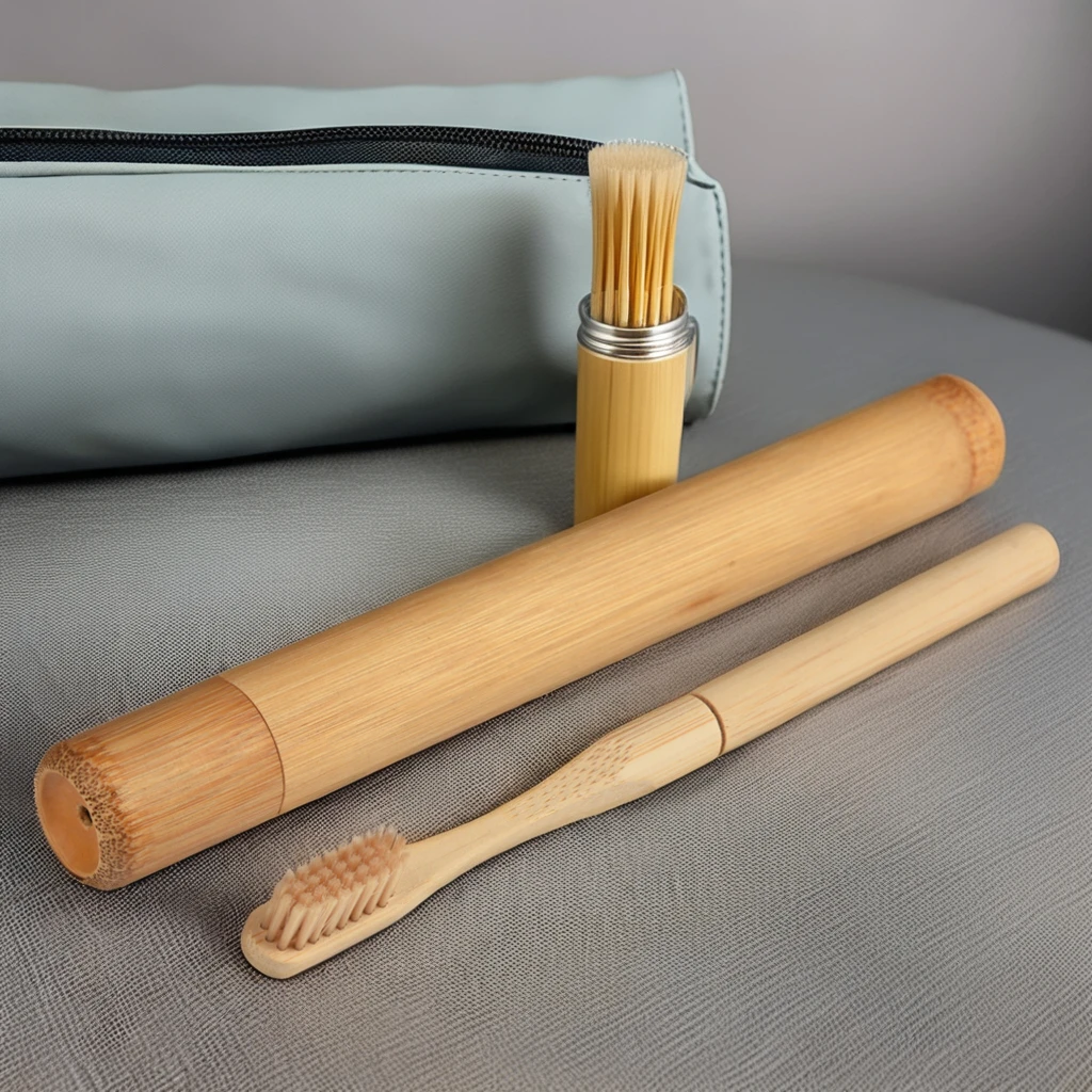 Eco Natural Pure Bamboo Toothbrush Portable Soft Hair Tooth Brush Eco Friendly Brushes Oral Cleaning Care Tools