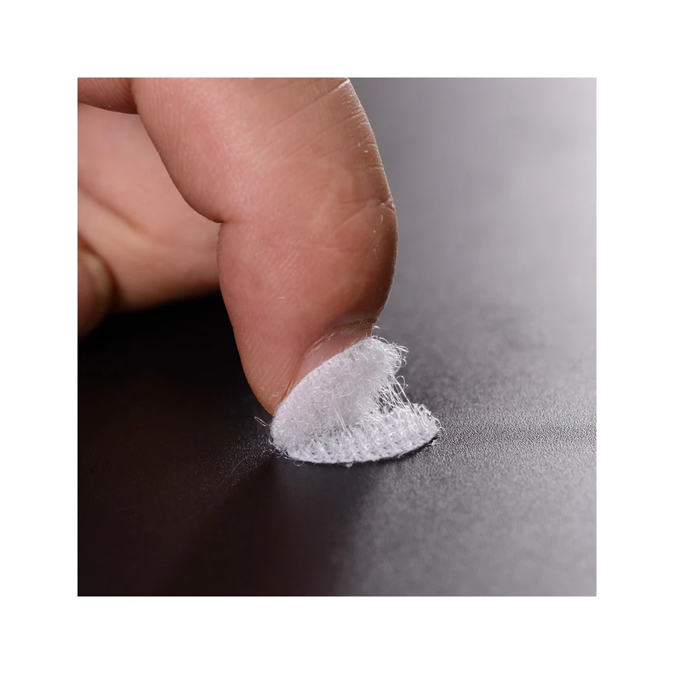 Factory Price  White 100% Nylon eco-friendly double sided adhesive  velcroes hook and loop DOT  for  Medical Shoes