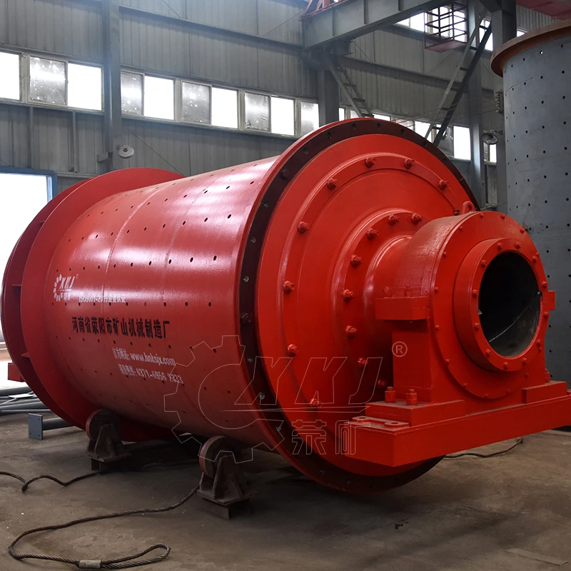 Horizontal ball mill for silica sand, gypsum, minerals Continuous ball mill