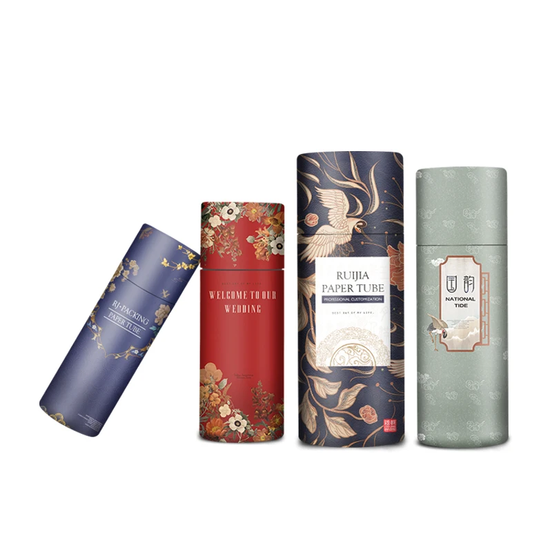 10ml 15ml 20ml 30ml 50ml 60ml 100ml Recycled Cosmetic Kraft Paper Cardboard Tube For glass bottles Cardboard Tube