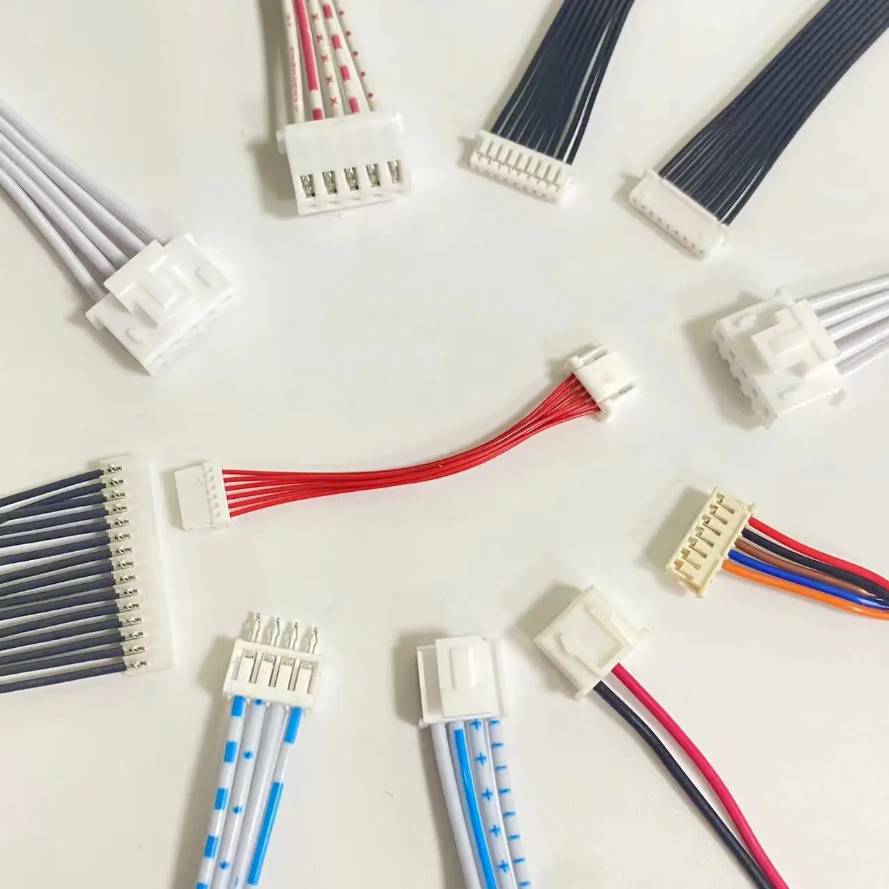 Custom Molex/JST SH ZH PH XH Connector Terminal Cable Assembly Wire Harness Molex/JST 2 3 4 5 6 7 8 9Pin Cable