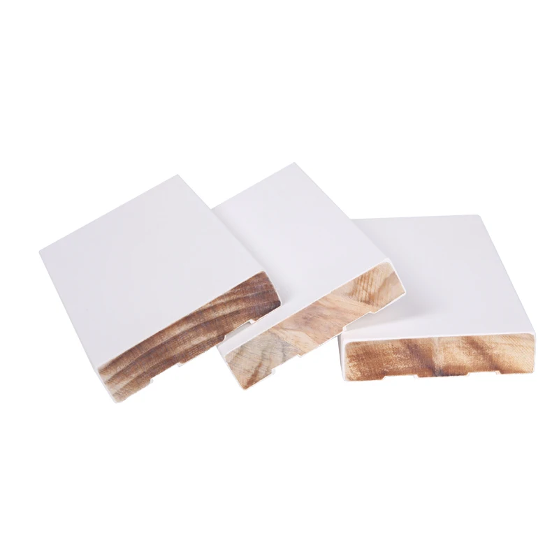 Customized Trim Molding Decorative White Coating  Primed Internal Door Jamb