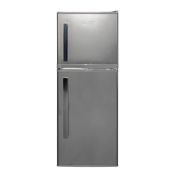 Best selling energy conservation stainless steel home double door refrigerator
