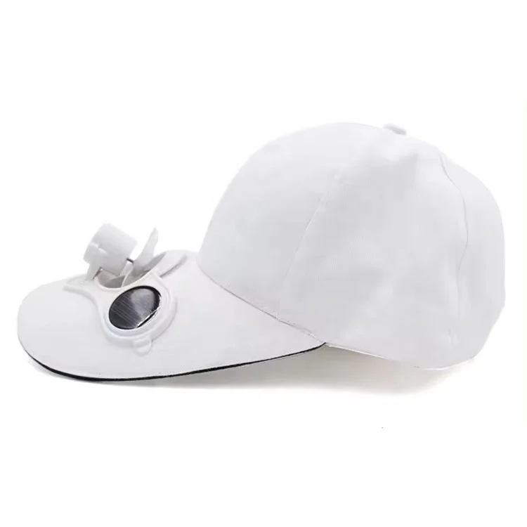 Peaked Cap Hat Summer Baseball Hat with Solar Powered Fan Cooling Fan Cap for Camping Traveling Outdoor hats with fan
