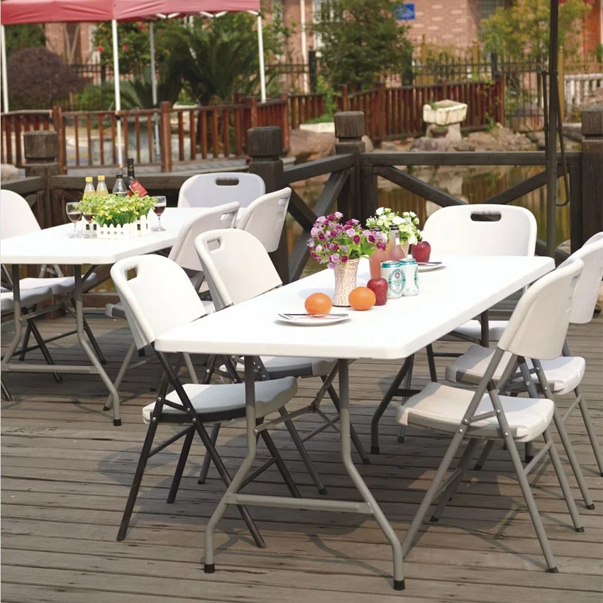 Wholesale Lightweight Foldable White Chair Portable Outdoor Plastic Garden Party Folding Chairs For Events Rental