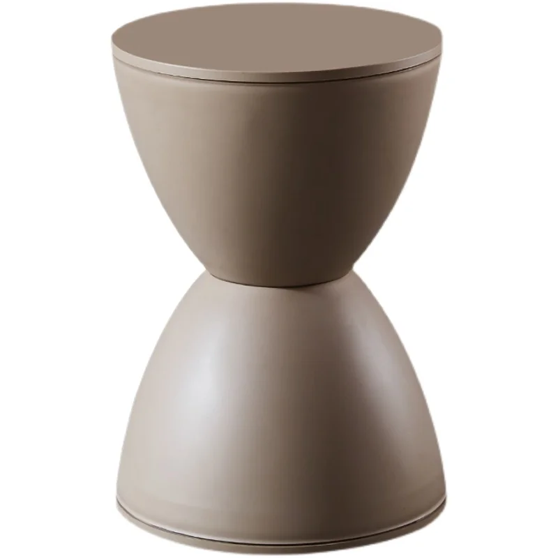 Cheap Round Shape Plastic Colorful Storage Hourglass Stool