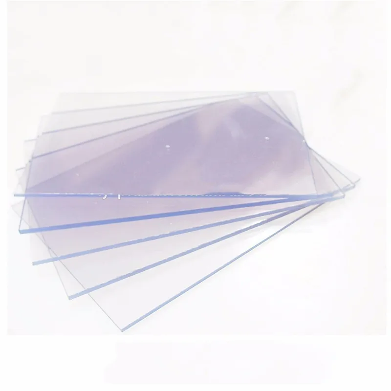 Wholesale 0.5mm 1mm 2mm 3mm Clear Rigid PVC Plastic Sheet Glossy Transparent PVC Roll Sheet For Printing