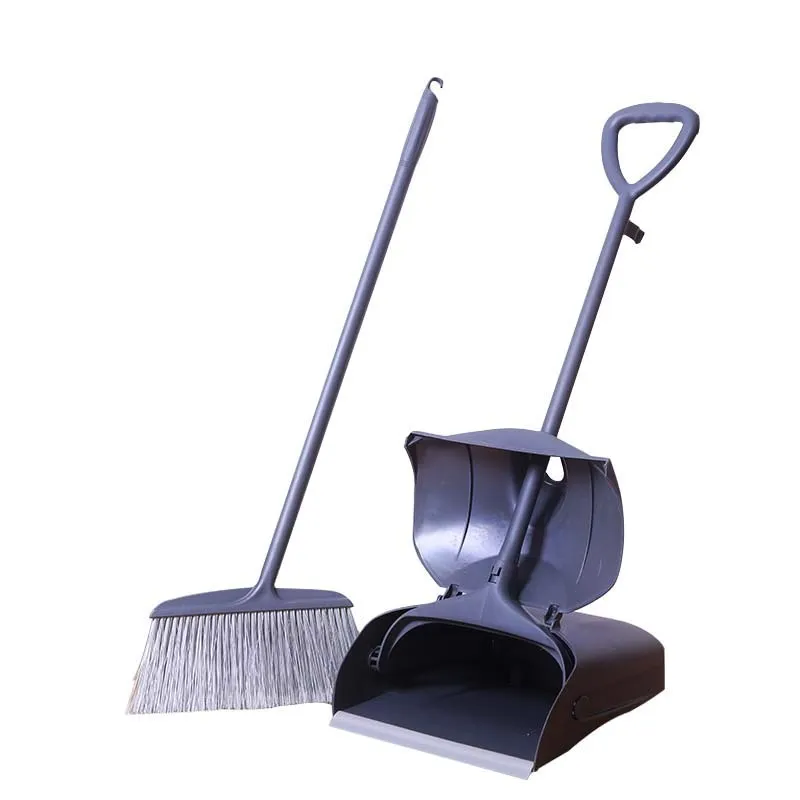 Customized windproof broom set dust pan and broom brush