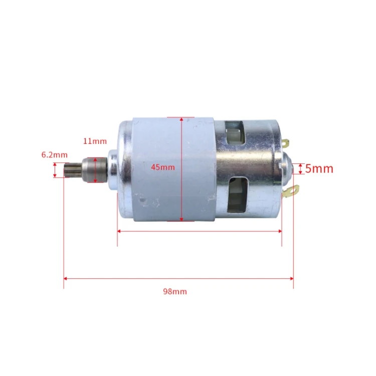 Good quality power tools spare parts made in China NewBeat brand factory cordless drill 550 12v motor