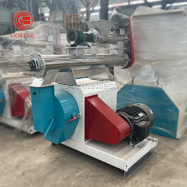 Forage Grass Biomass Chicken Manure Fertilizer Feed Pellet Mill Machinery 5 Ton Per Hour