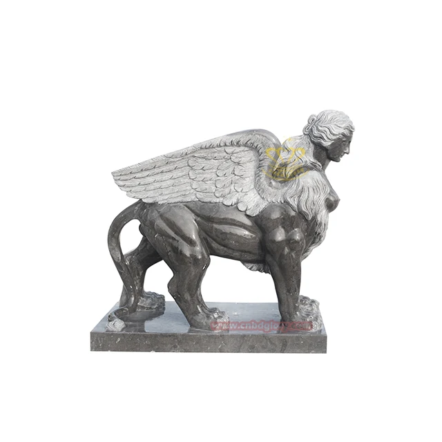 Western style Stone garden Street Landscape decoration Design stone art Sculpture Marble Gargoyle Statue