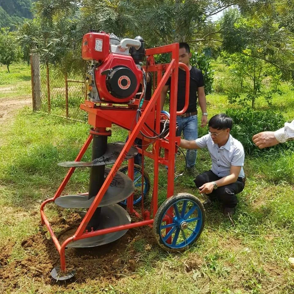 Cheap China Factory Price One Man Earth Auger Machine 600mm Diameter Manual Post Hole Soil Mini Digger for