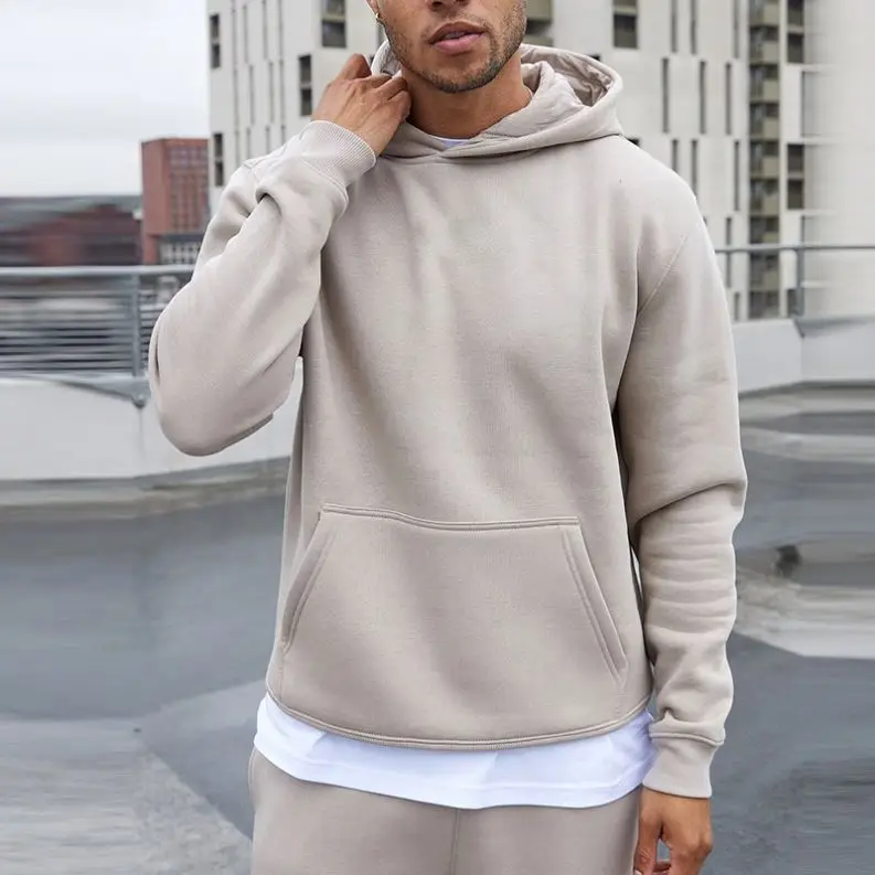 ECBC New Arrival Plain Bulk Buy Plain Gym Pullover Kangaroo Pocket Hoodie For Men