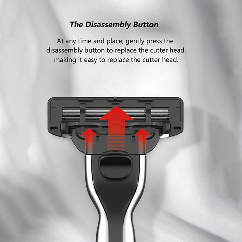 China Shaving Razors Manufacturers Trade 3 Blade Men Metal Razor with Cartridges
