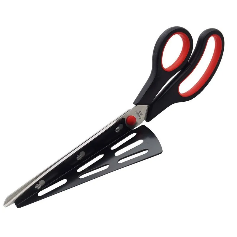 Kitchen Utensils Stainless Steel Pizza Cutter Scissors
