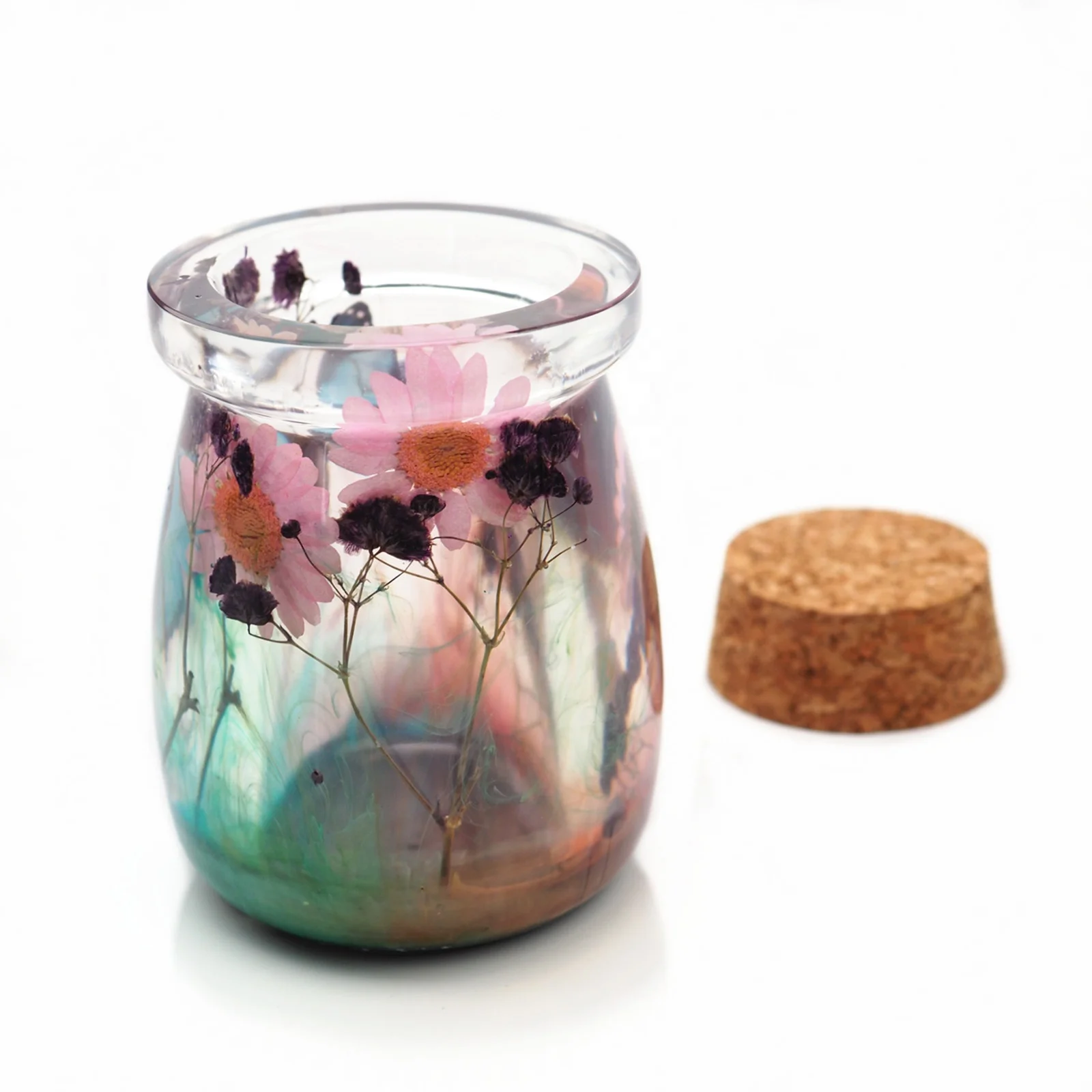 3D Silicone Jewelry Jar Craft Resin Casting Art Silicon Storage Mold for Epoxy Resin Molds