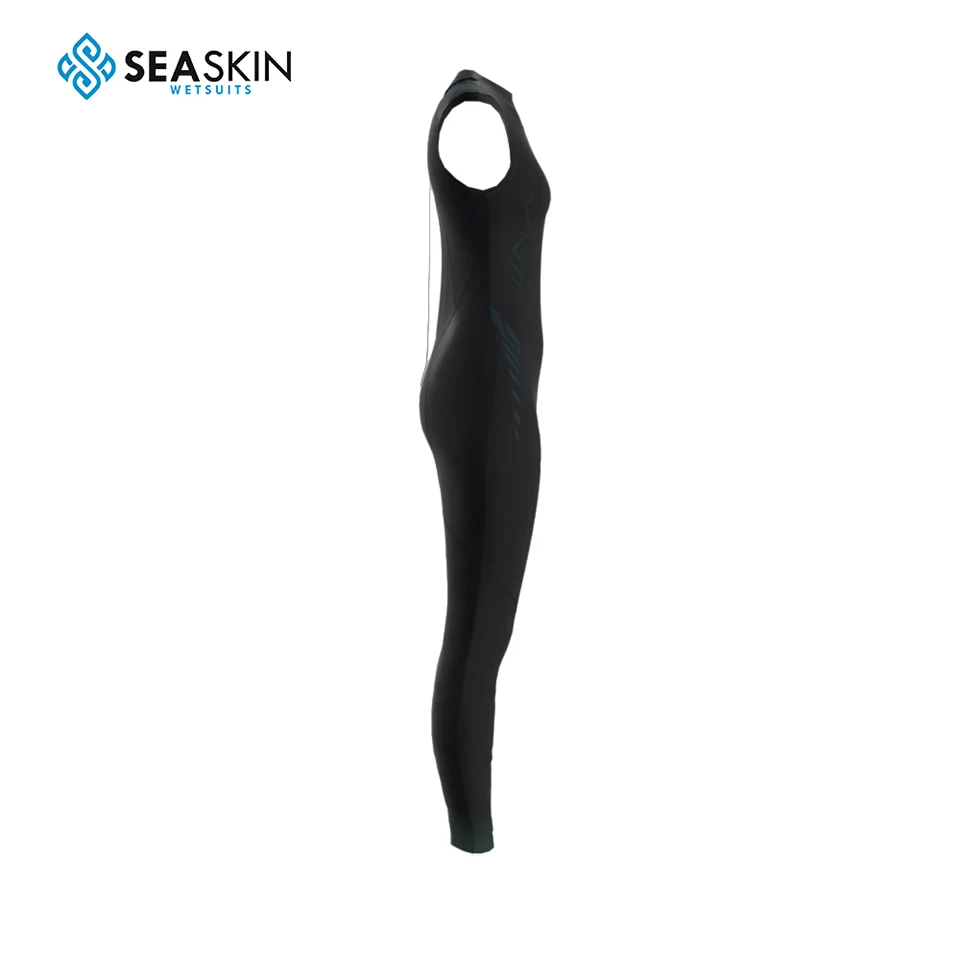 Seaskin 2mm Trisuit Sleeveless Smooth Skin Triathlon Wetsuits For Cycling Swimming