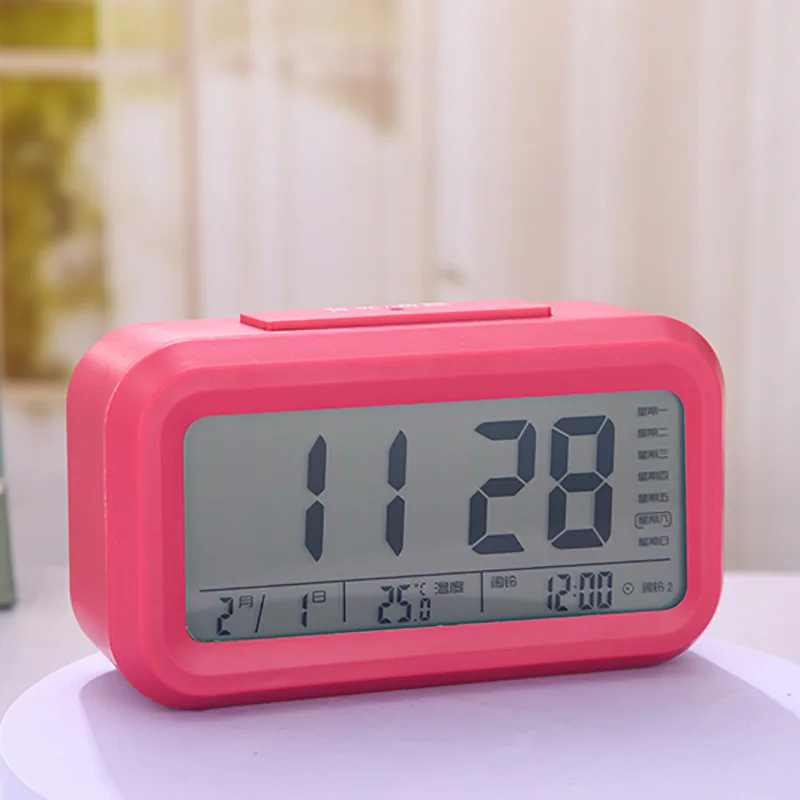 Multifunctional Use Mini LED Clock Portable LED Clock Light Personalized LED Digital Alarm Clock