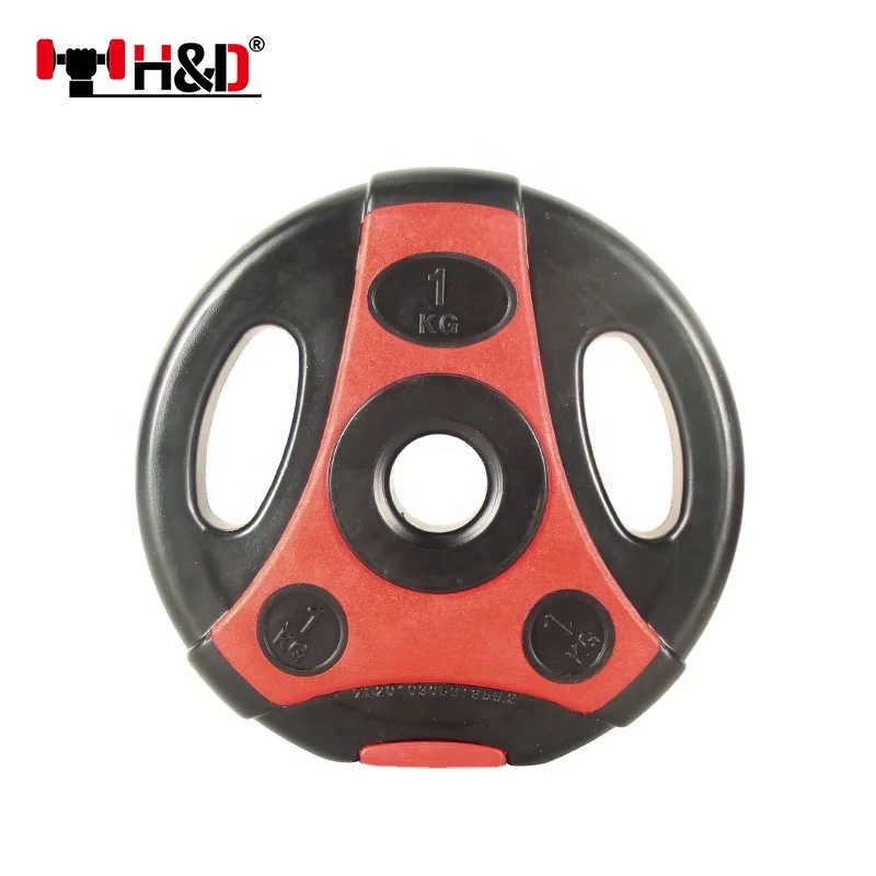 1.25kg/2.5kg/5kg/7.5kg/10kgvinyl weight  plate  with cement filling availablebarbell plates