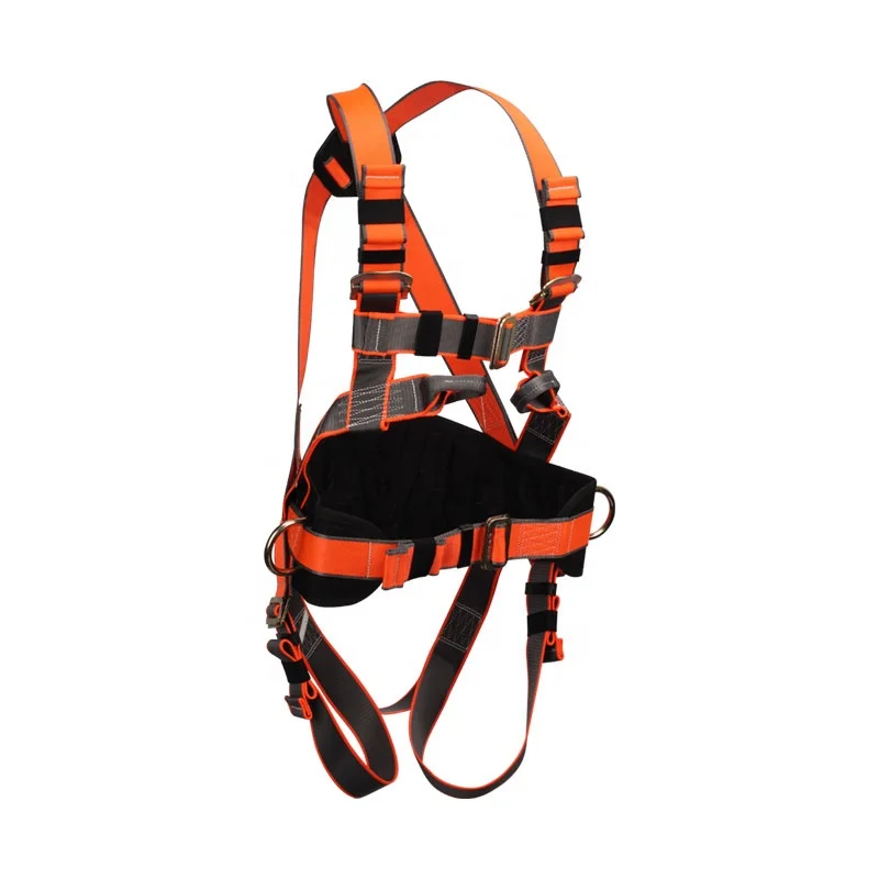 HT-321 Aluminum automatic buckles polyester webbing CE full body harness anti-falling safety harness