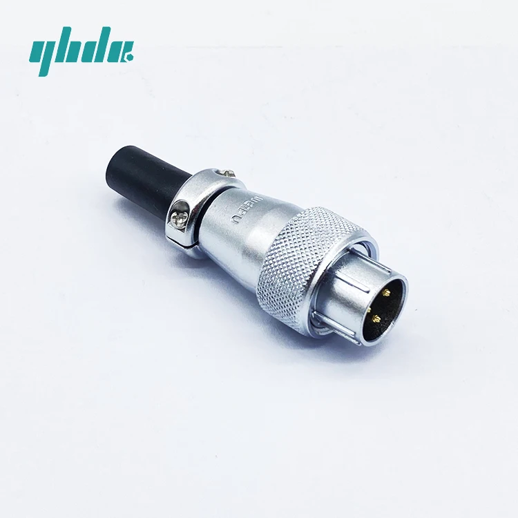 TOP WS16J3TQ IP67 3 Pin Military Circular Amphenol Connector Plug PVC Sleeve Connector Male Connector for assembly Bnc Machine