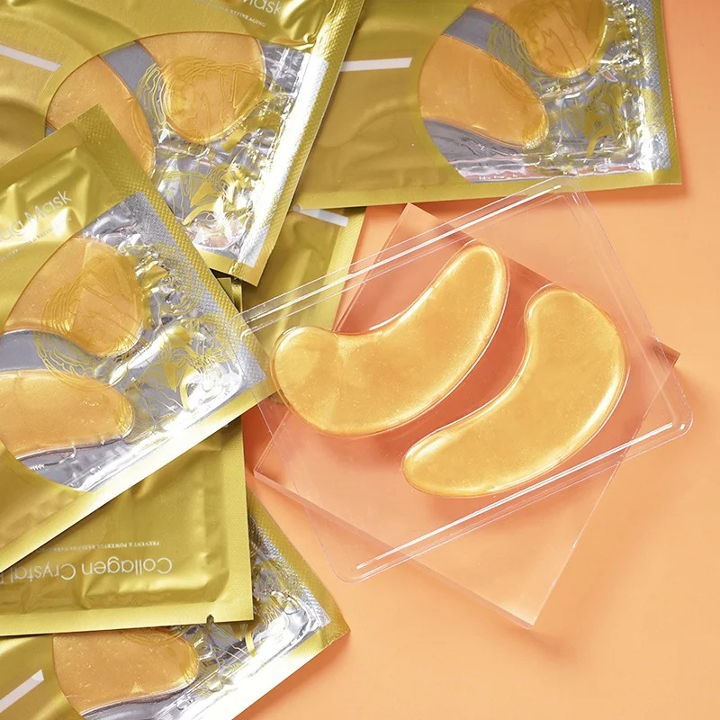  Wholesale Private Label Remove Dark Circles Collagen EyeMask 24k Gold Under Eye Gel