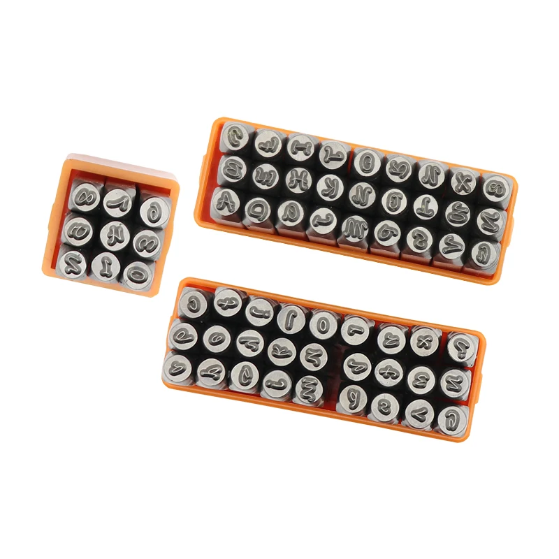 Stenciled Letter Punch Set Combination Jewelry Tool Print Punch Mounting Hammer Set