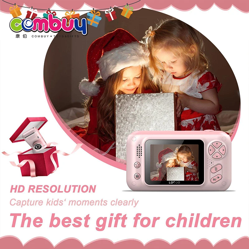 Мультфильм вращающаяся HD цифровая мини Детская игрушечная камера