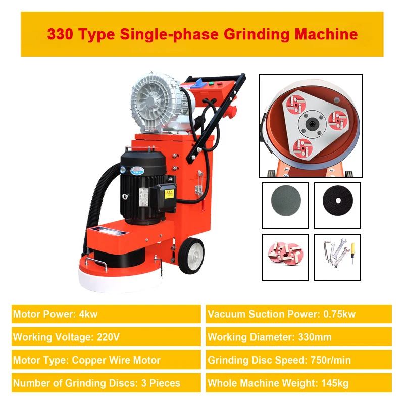 Epoxy Flooring Tools Polishing Machine Wet Dry Concrete Floor Grinder Floor Grinding and Polishing Terrazzo Machine