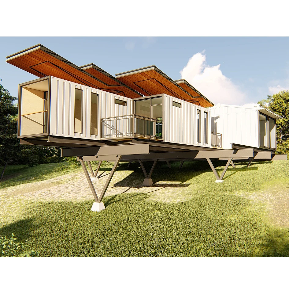 20ft 40ft Prefab Expandable Container Houses Prefabricated Foldable Expanding Container Homes Portable Tiny House 2 3 5 Bedroom