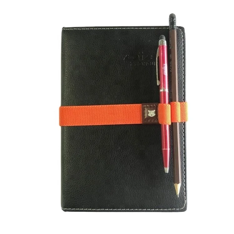 Pen Holder Elastic Book Strap in Customized Color and Logo