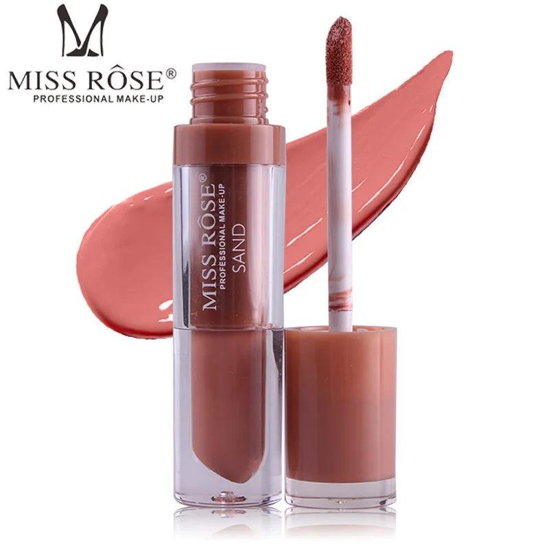 Miss Rose Berry Me Matte Velvet Lipgloss Pigment Colors Nude Lipglosses Brown Lipstick 24 Colors Dropshipping