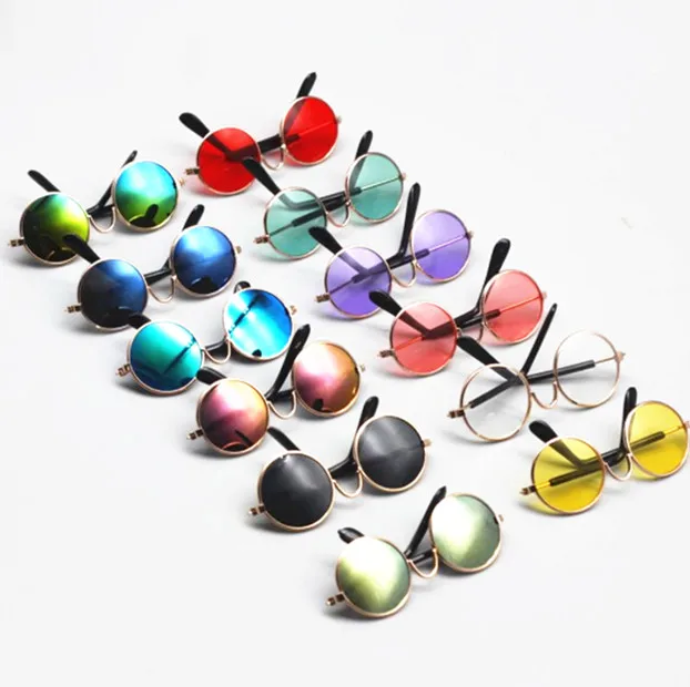 7.5cm 8cm 9.5cm 11cm Cute Funny Small Cheap Metal Glasses For Pet Decoration