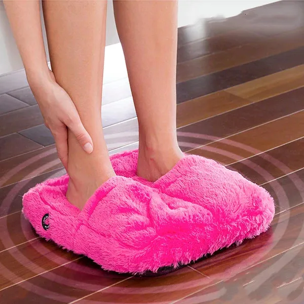 Portable Micro Plush Soothing Cordless Vibrating Soft Foam Vibration Massager Spa Cozy Foot Massager