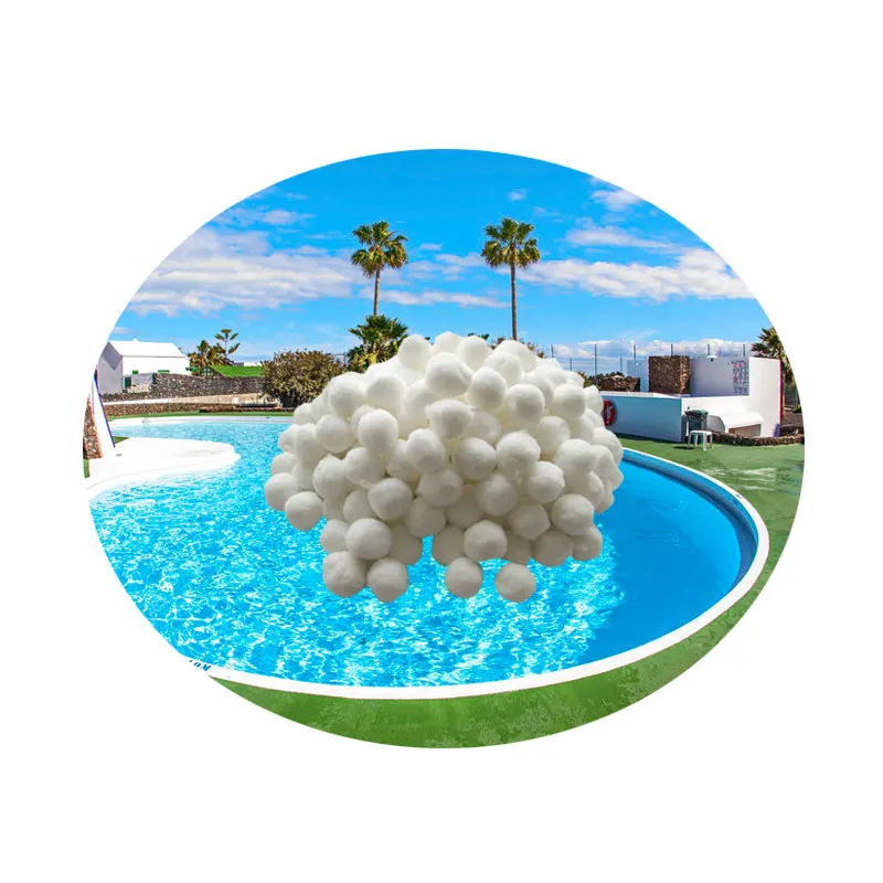 
Manufacturers direct cotton polyester fiber filter balls for swimming pools 
