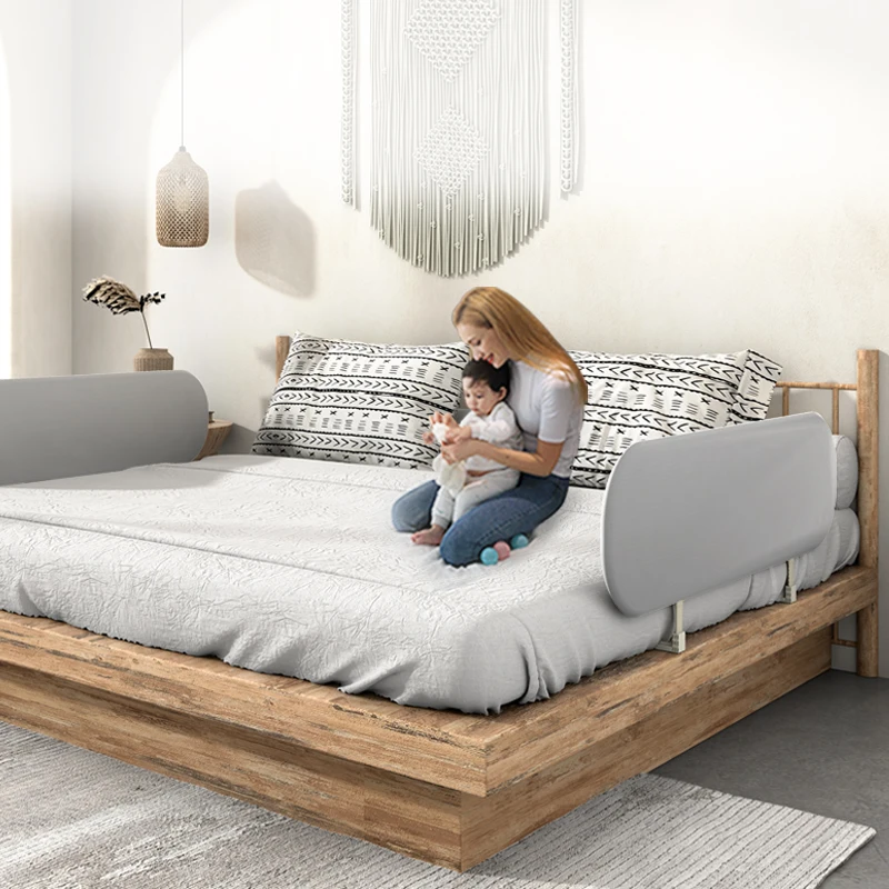 Adjustable Anti Collision Baby Bed Barrier Toddler Kids Newborn Safety Bed Rail Guard