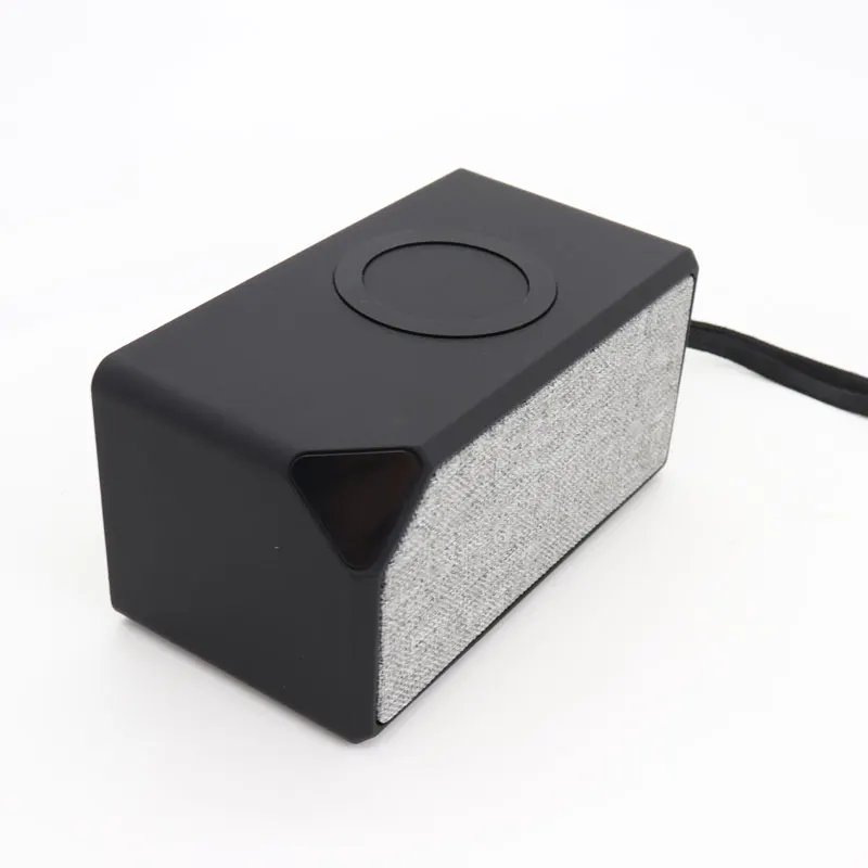 Оптовая продажа беспроводной портативный мини-динамик bluetooth с беспроводным зарядным устройством для дома