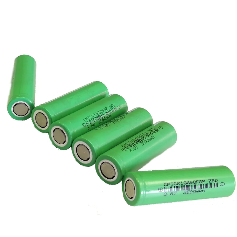 CHAM BIS CE  Lithium Ion Batteries 2500mAh for Home Appliances 18650 Battery 3.6V