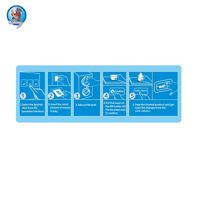 Quina De Vending Soft Serve Self-service Ice Cream Making Machine Vending Gelato Italy Machine Wooden Box Wholesale Sorvete M